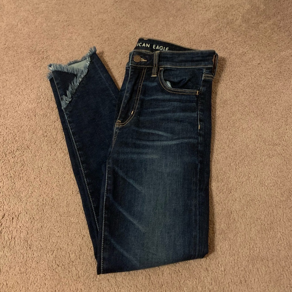 American Eagle Frayed Jeans